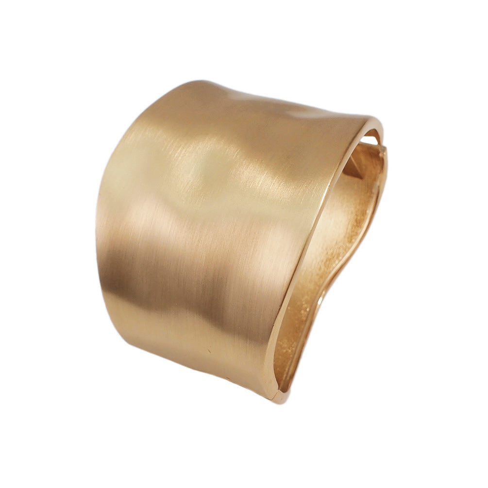 Plain 18K Gold Plated Bracelet - Femerald